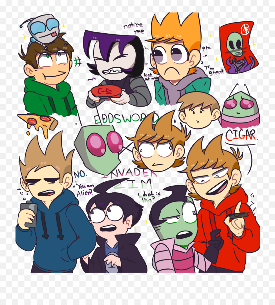 Comic - Invader Zim Gravity Falls Crossover Png,Invader Zim Png