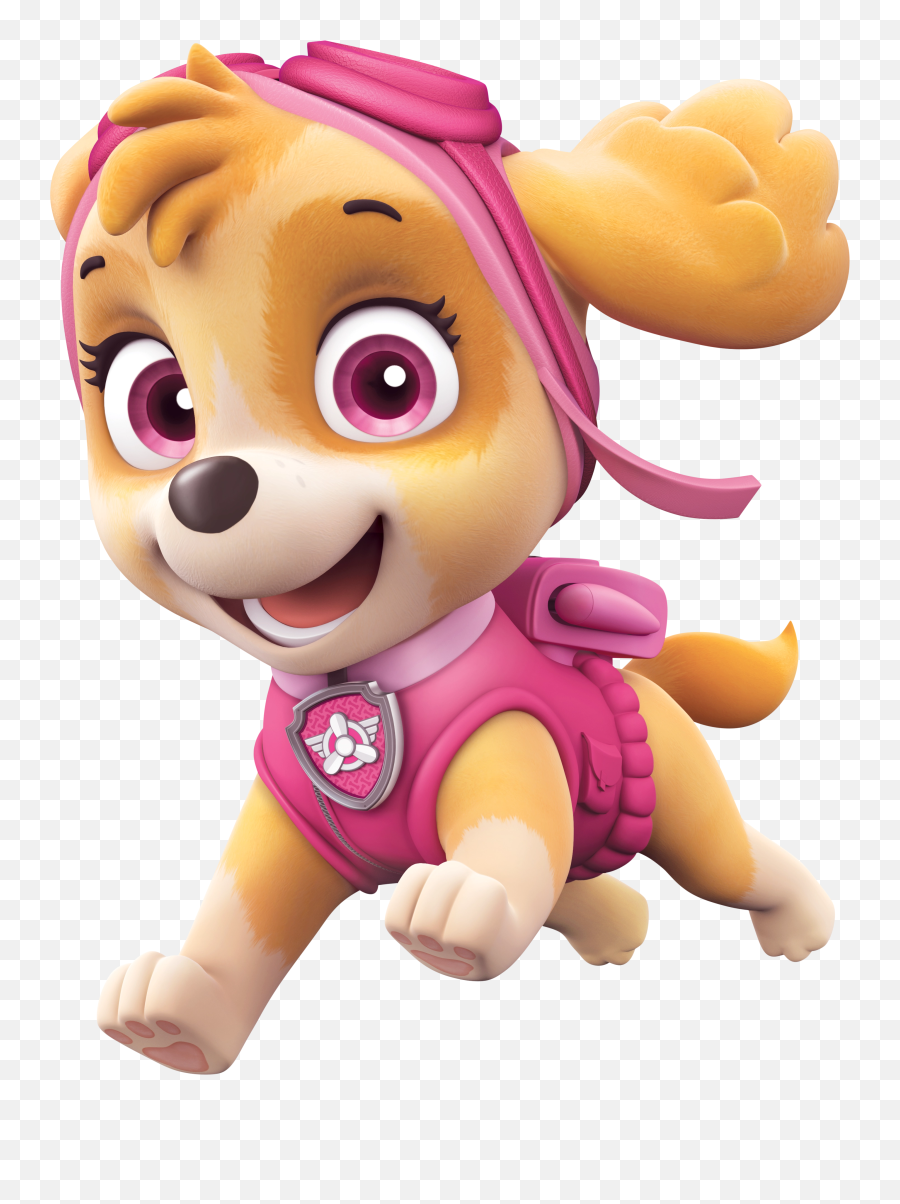 Paw Patrol Clip Art Download Png Files - Skye Paw Patrol Characters,Marshall Paw Patrol Png