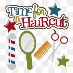 Time For A Haircut Svg Scrapbook Files - Camping Municipal La Falaise png