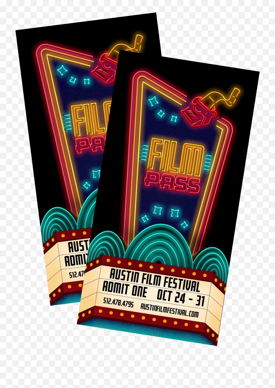 Film Pass - Austin Film Festival 2019 Png,Movie Tickets Png