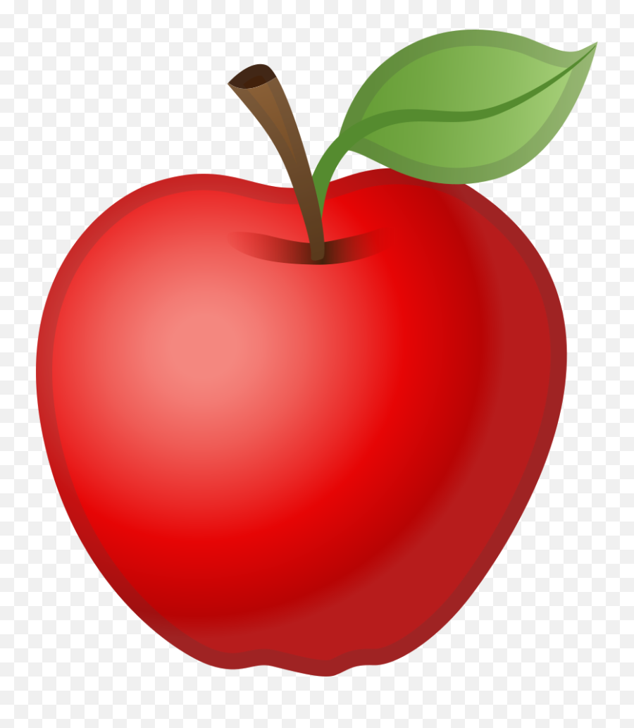 Red Apple Icon Png - Transparent Background Apple Emoji,Red Apple Png
