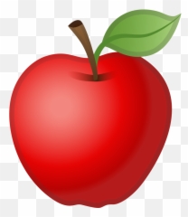 Red Apple Icon Png - Transparent Background Apple Emoji,Red Apple Png