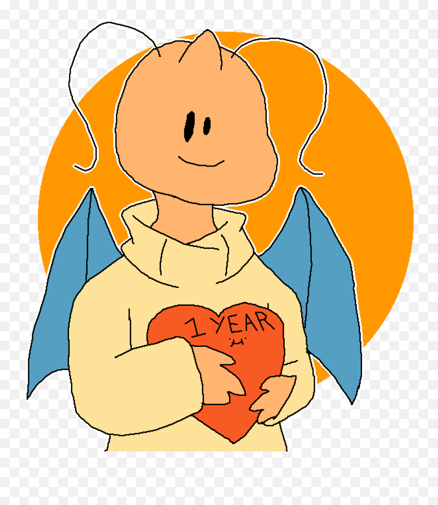 Pixilart - 1 Year Anniversary Read Desc By Dopeydragonite Fictional Character Png,Dragonite Transparent