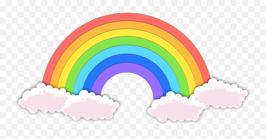 Rainbow Cloud The Sky - Color Gradient Png,Rainbow Cloud Png