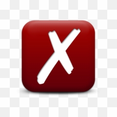Download Red X Mark - Sign PNG Image with No Background Tick And Cross