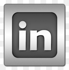 Linkedin Logo Square Icon Wood Social Networking - Solid png