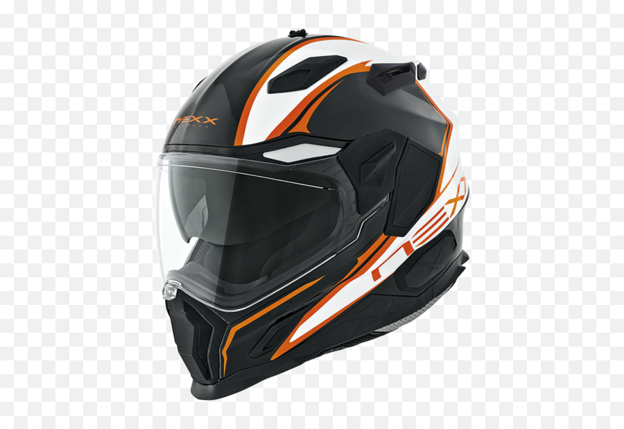 Nexx Helmets - Orange And White Motorcycle Helmet Png,Icon Variant Salvo Helmet