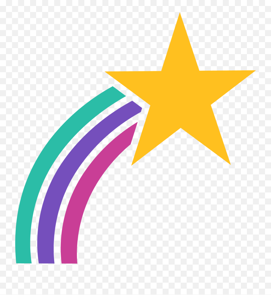 Rainbow Star Clip Art - Star Clip Art Png Transparent Png Rainbow Star Clipart,Throwing Star Icon