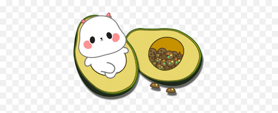 Avocado Cherries Sticker - Happy Png,Avacado Icon