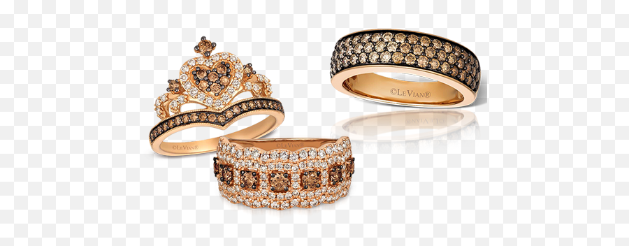 Chocolate Diamonds From Le Vian Jared - Zales Chocolate Diamonds Wedding Sets Png,Gucci Icon Ring In Yellow Gold