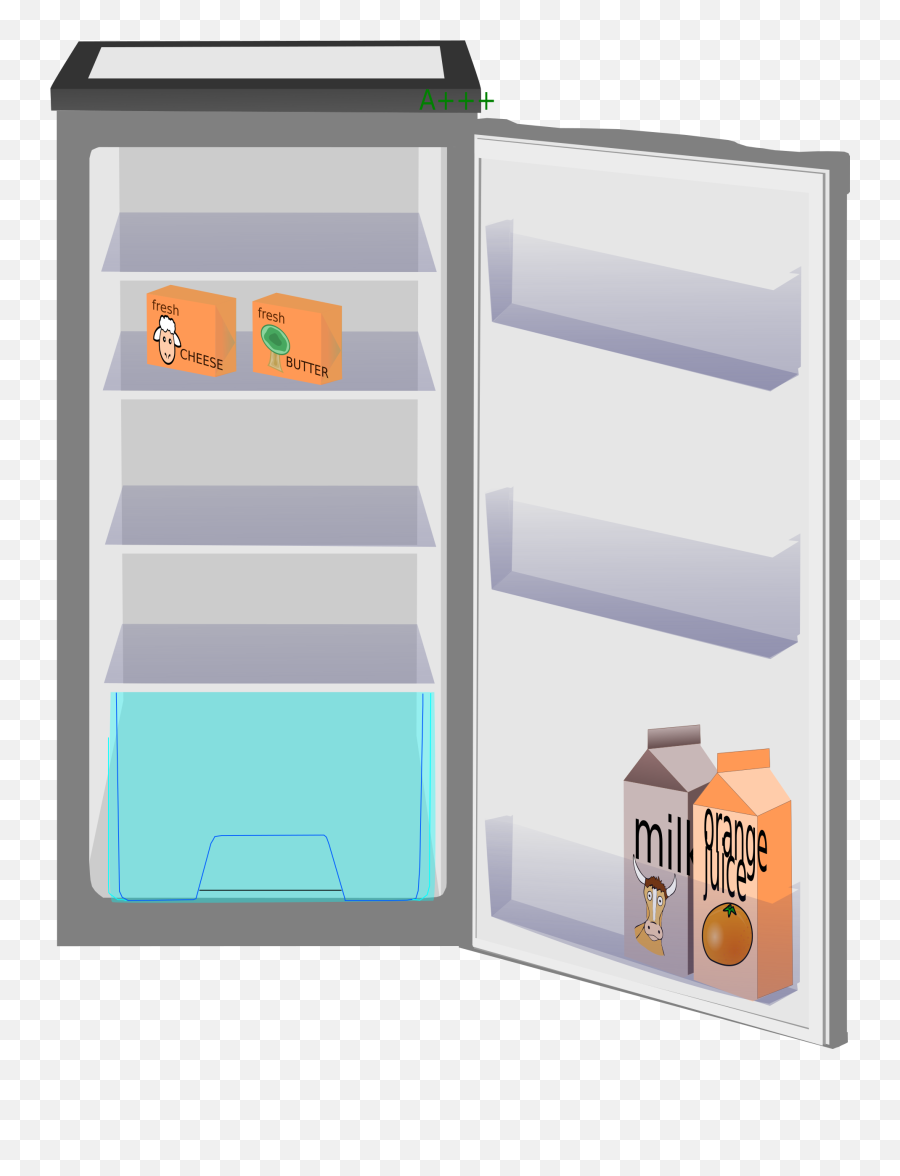 Free Refrigerator Open Cliparts Download - Open Refrigerator Clipart Png,Freezer Icon