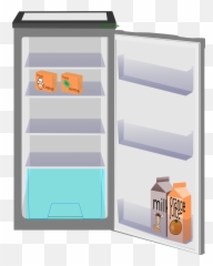 Free Refrigerator Open Cliparts Download - png