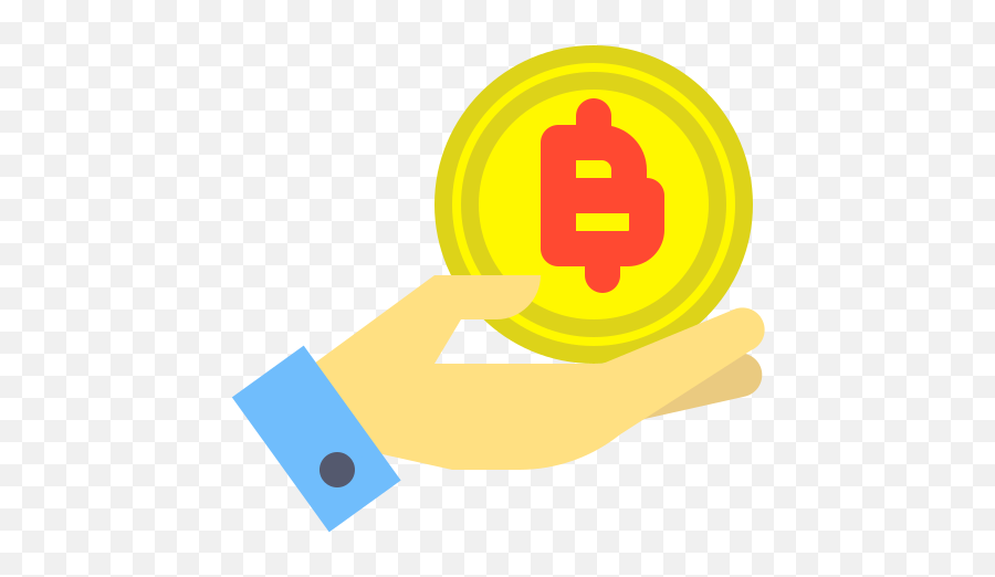Bitcoin Holding Hand Money Payment Method Free Icon Of - Mano Con Bitcoin Png,Hands Holding Icon