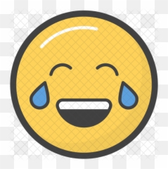 Joy Emoji Icon - Circle png