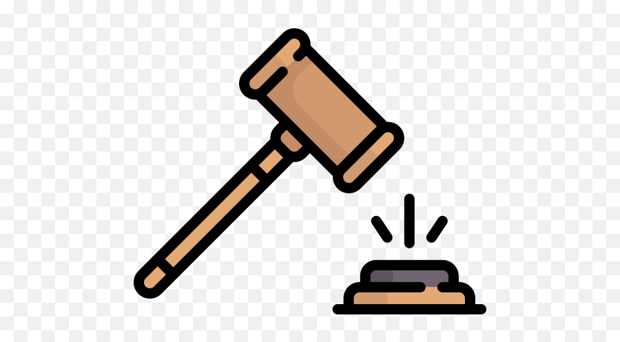 Gavel - Free Security Icons Colored Gavel Icon Png,Gavel Icon Png