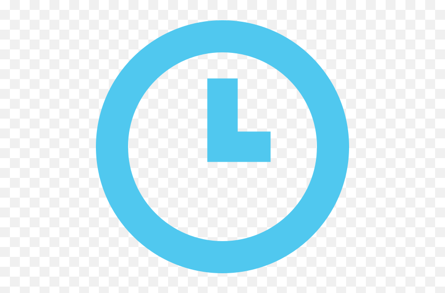Clock Icons - Blue Time Icon Png,Google Clock Icon