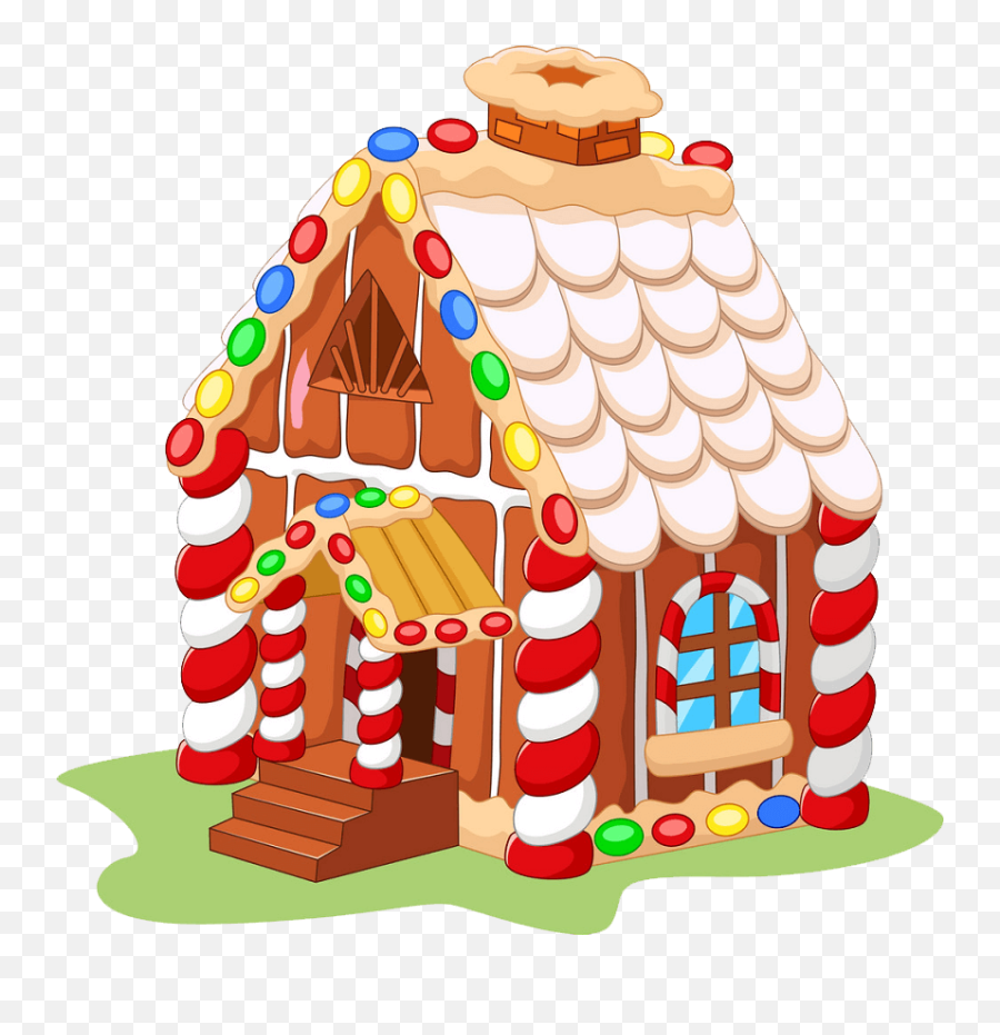 Gingerbread House Clipart - Clipartworld Cartoon Gingerbread House Png,Gingerbread House Icon