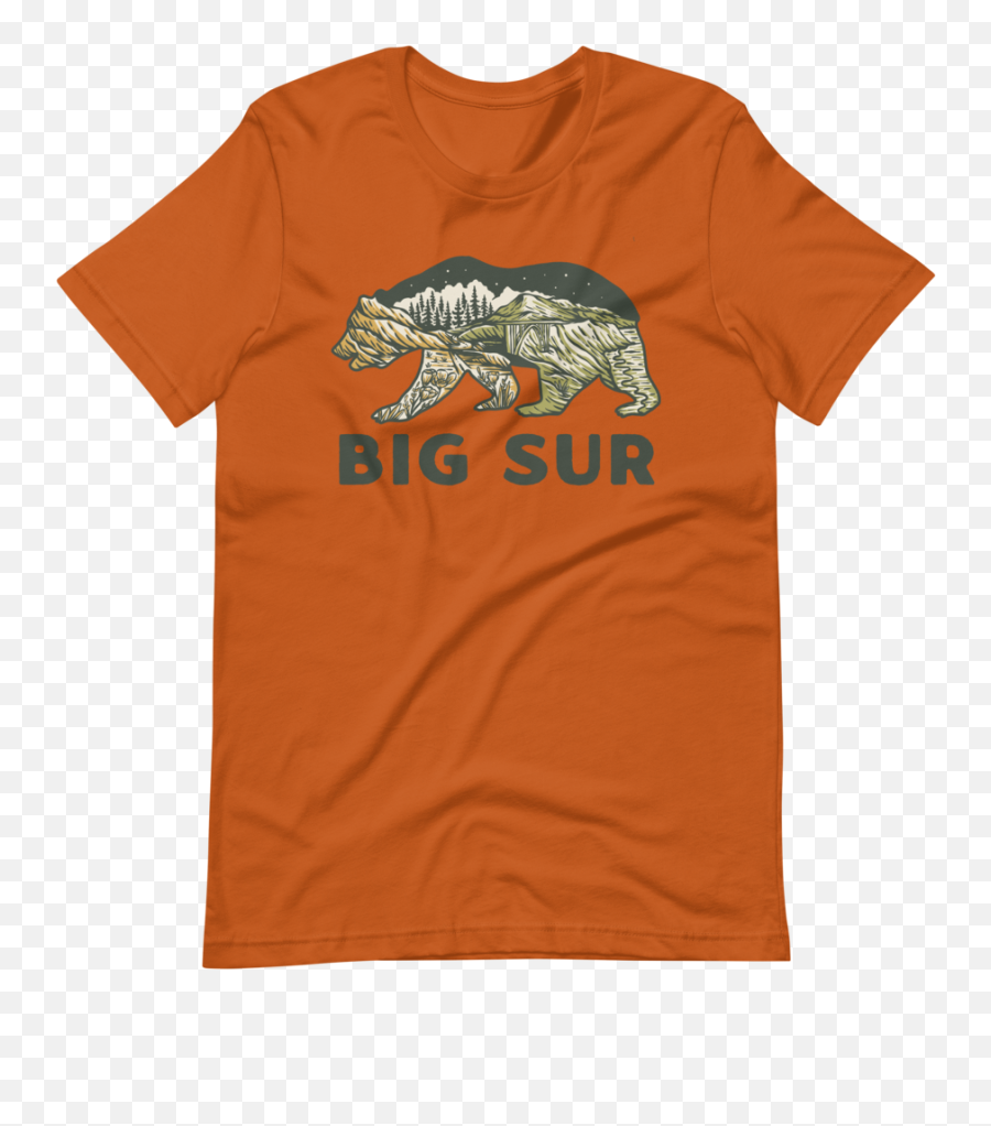 Big Sur Highway 1 Bear Icon Bold T - Shirt U2014 Bigsurcalicom Png,Bear Icon