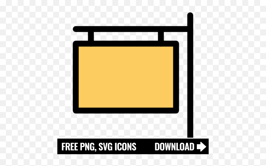 Free Signboard Icon Symbol Png Svg Download - Horizontal,Rainbow Six Icon