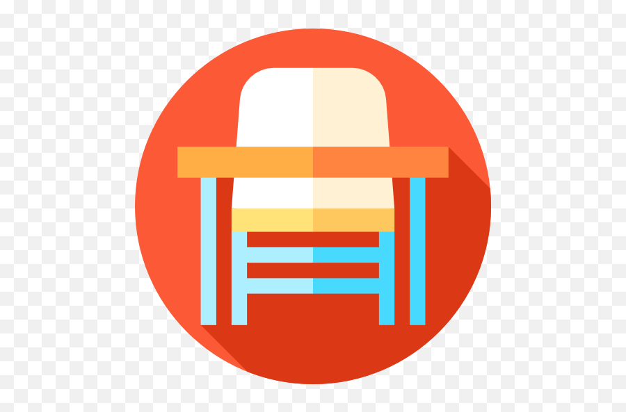Desk Chair Education Studying Student High School Icon Png Highschool