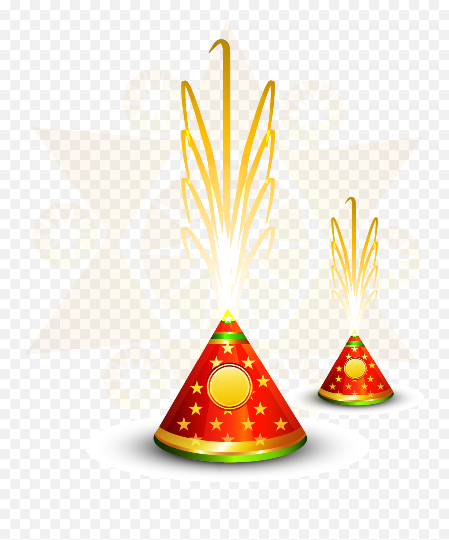 Download Vector Diwali Fireworks Firecracker Hindi Free Png Icon