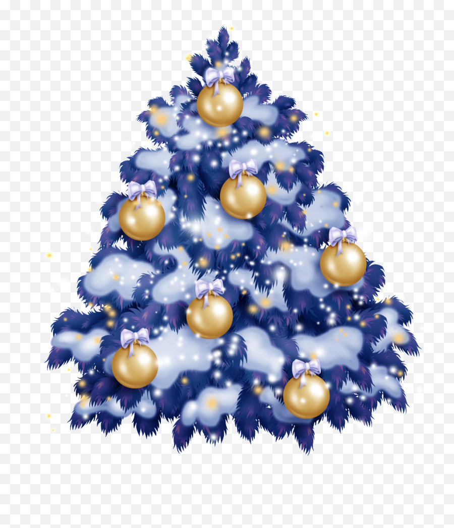 Dark Purple Christmas Tree Png Transparent Material - Blue Christmas Tree,Xmas Tree Png