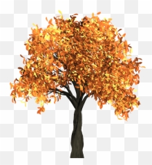 Download Autumn Free Png Transparent Image And Clipart - Autumn Tree Png,Gold Leaf Png