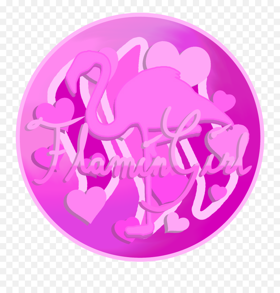 I Participate In Steemit Creativity Challenge By Flamingirl - Circle Png,Flamingo Logo