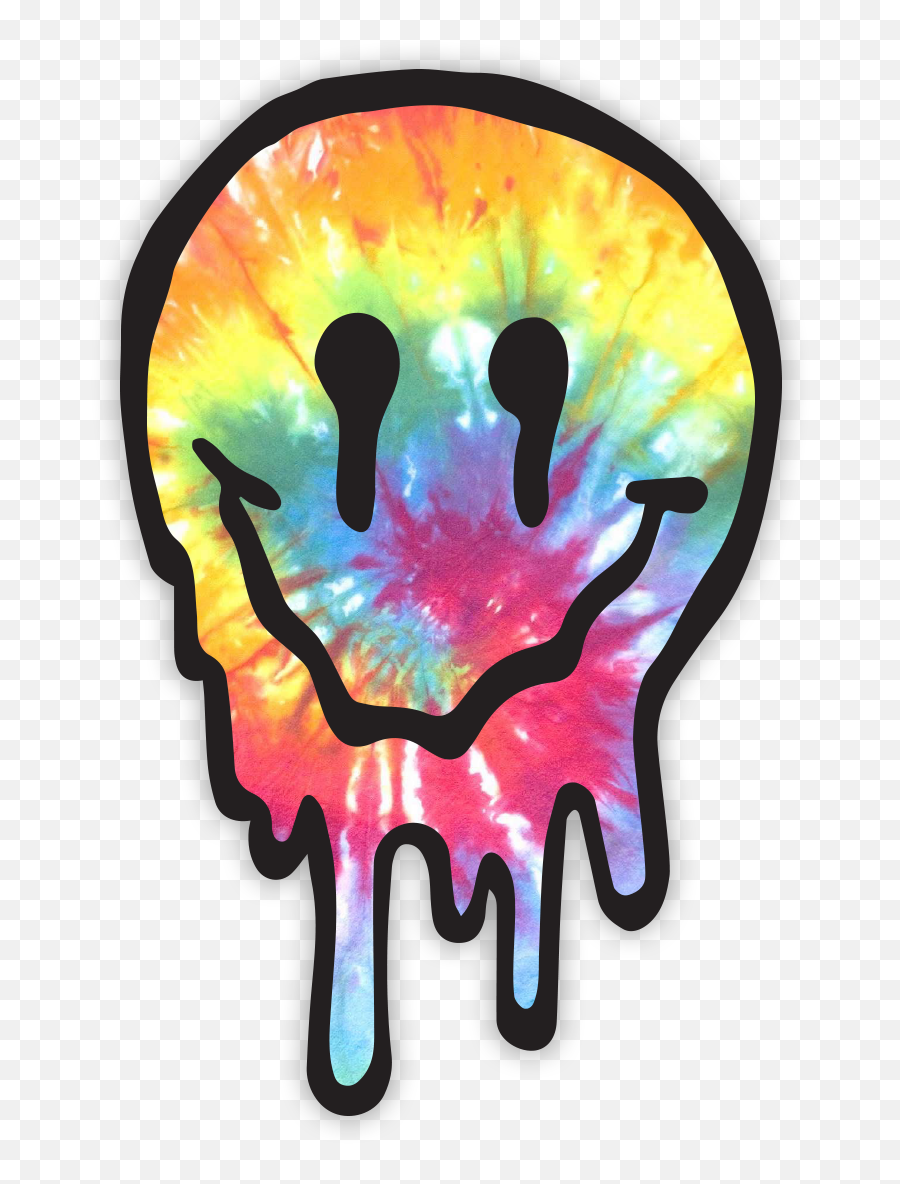 Library Of Face Sticker Graphic Royalty Free Png Files - Trippy Smiley Face Tie Dye,Kawaii Face Png