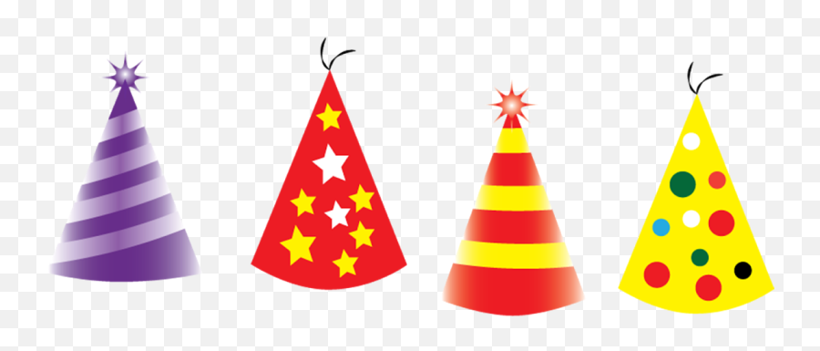 Birthday Decoration Items Png - Christmas Tree,Party Hat Transparent Background