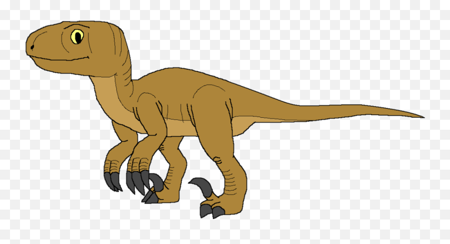 Cartoon Of Velociraptor Dinosaur Clipart - Full Size Clipart Velociraptor Clipart Png,Velociraptor Png