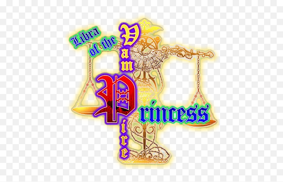 Logo For Libra Of The Vampire Princess - Clip Art Png,Vampire Logo