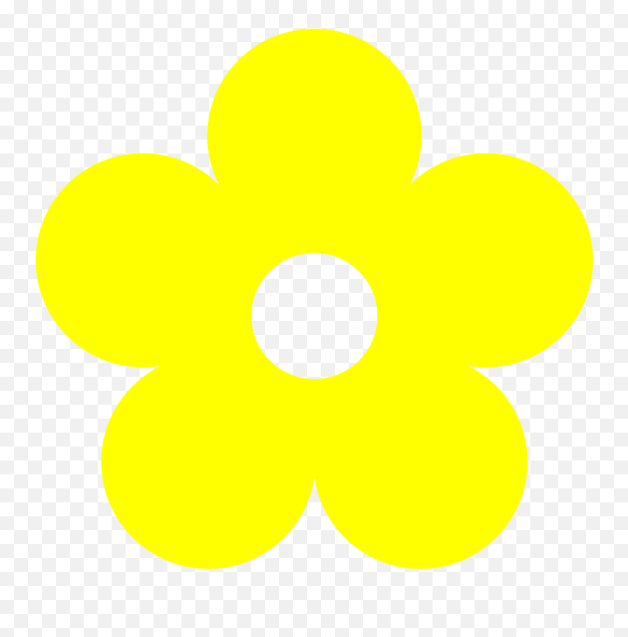 Download Flowers For Yellow Flower Clip Art Png - Clip Art Flowers Drawing With Color,Flower Art Png