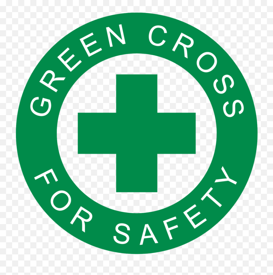 Green Cross For Safety Logo - Green Cross Png,Cross Logo Png