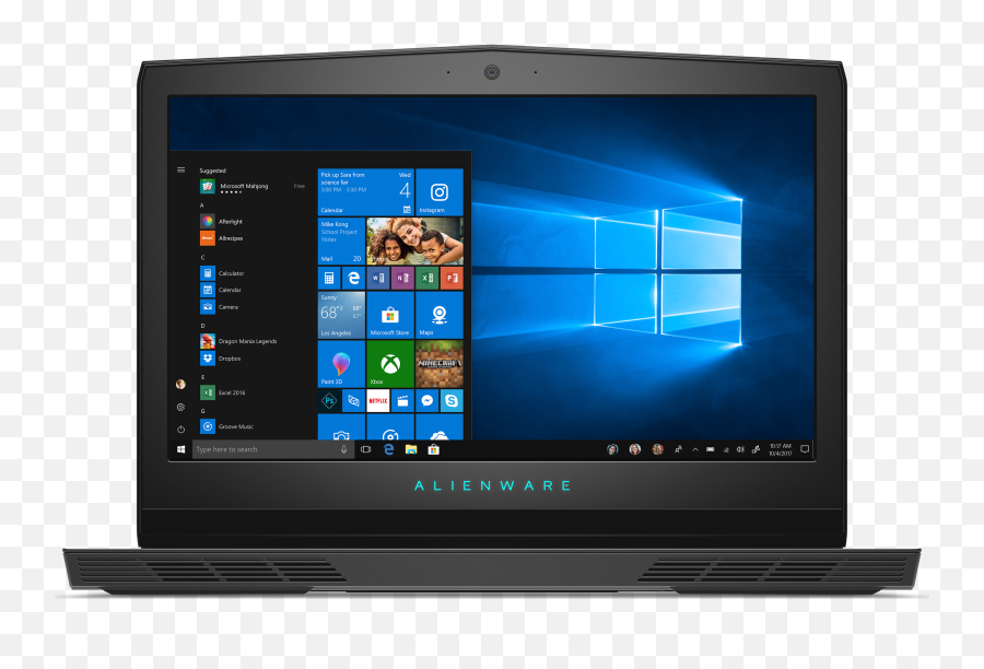 Details About Dell Alienware 17 Aw17r42au Gaming Laptop - Windows 10 Black Laptop Png,Alienware Png