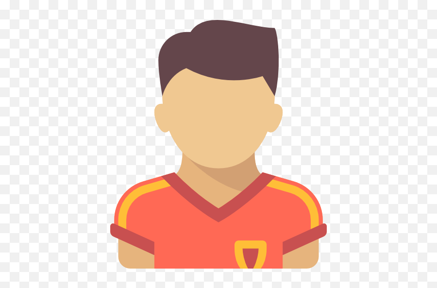 People Athletic Avatar Sporty Soccer Player Football - Icon Football Player Png,Avatar Png