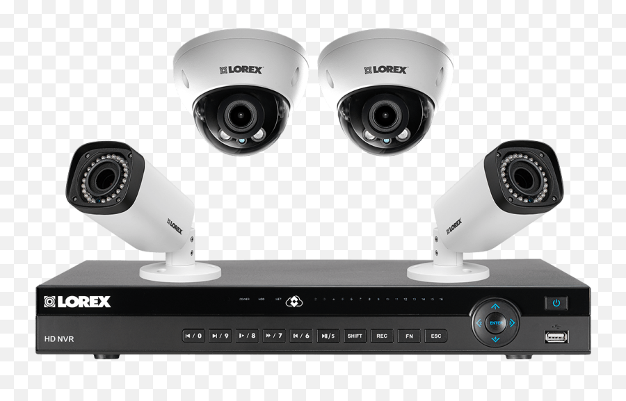 Home Security System Png Transparent Images All - 4 Channel Nvr Camera System,Surveillance Camera Png