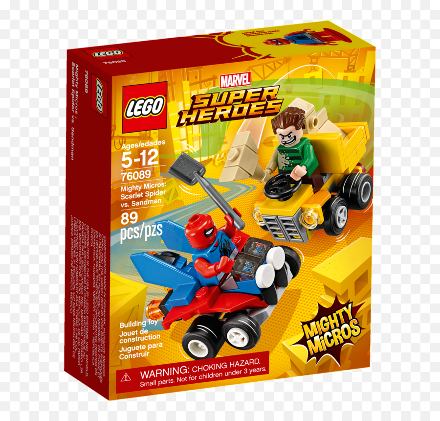 76089 Mighty Micros Scarlet Spider Vs Sandman - Mighty Micros Lego 2018 Png,Sandman Png