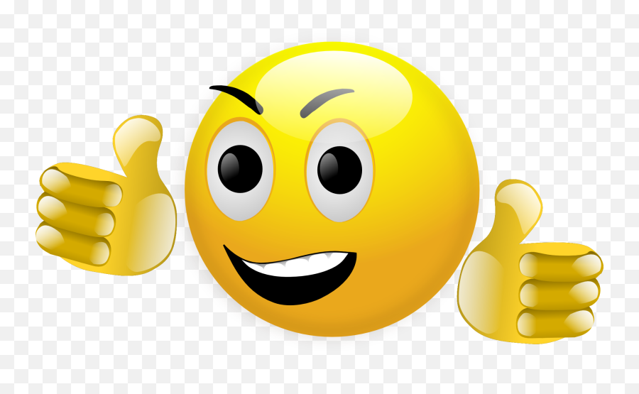 Smiley Png Images Free Download - Clip Art Smiley Face Thumbs,Excited Face Png