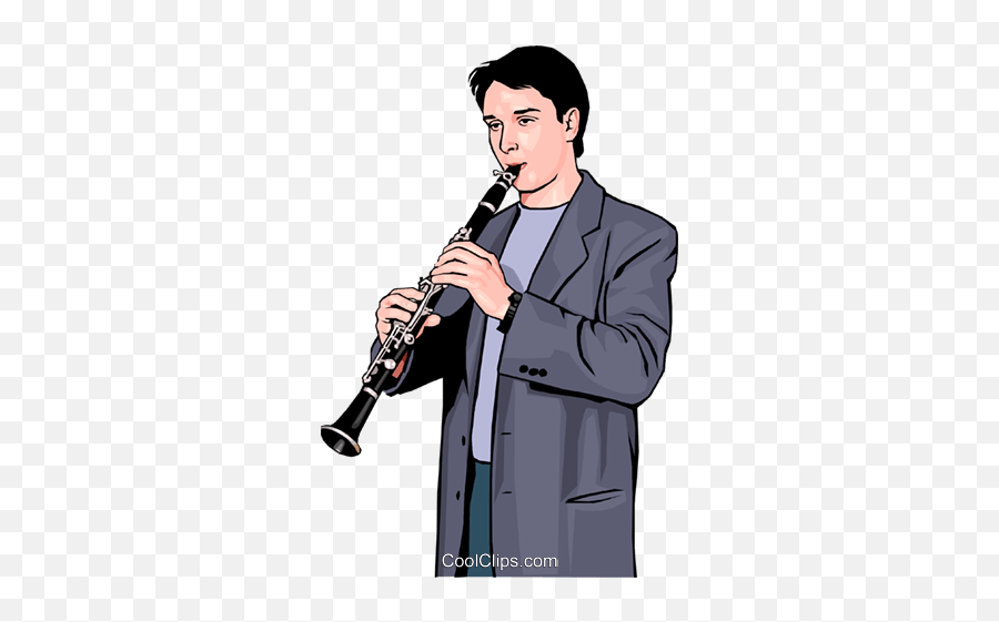 Clarinetist Royalty Free Vector Clip - Clarinetist Png,Clarinet Png