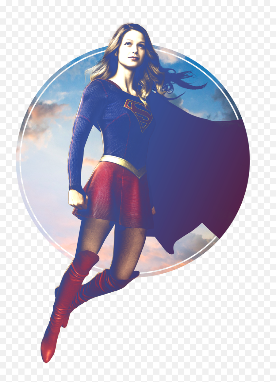 Download Supergirl Cloudy Circle Menu0027s Regular Fit T - Shirt Justice League Png,Supergirl Logo Cw