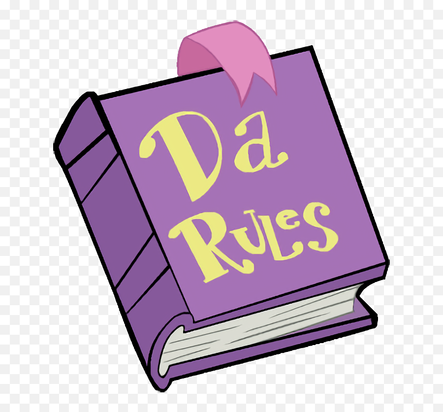 Da Rules Book Png Transparent Image - Fairly Oddparents Da Rules,Rules Png