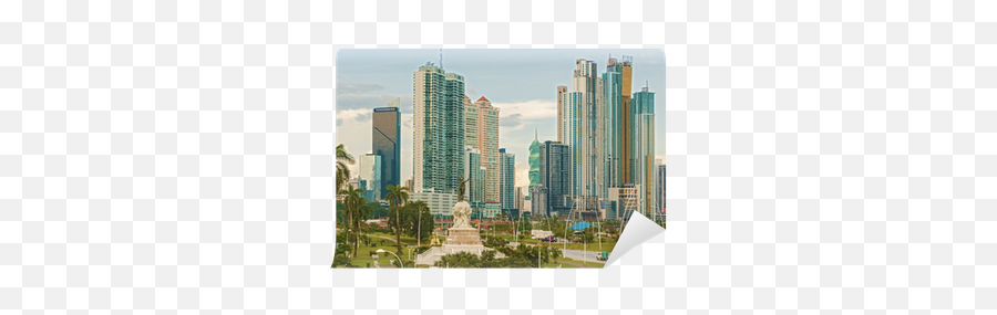 Panama City Skyline Wall Mural U2022 Pixers - We Live To Change Cittá Di Panama Png,City Skyline Png