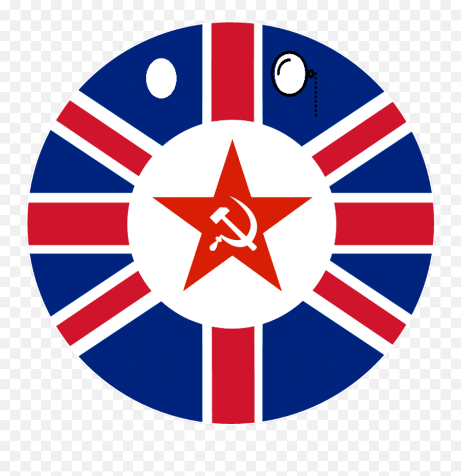 Communist Ukball - Communist Britain Flag Clipart Full United Kingdom Flag Png,Communist Logo