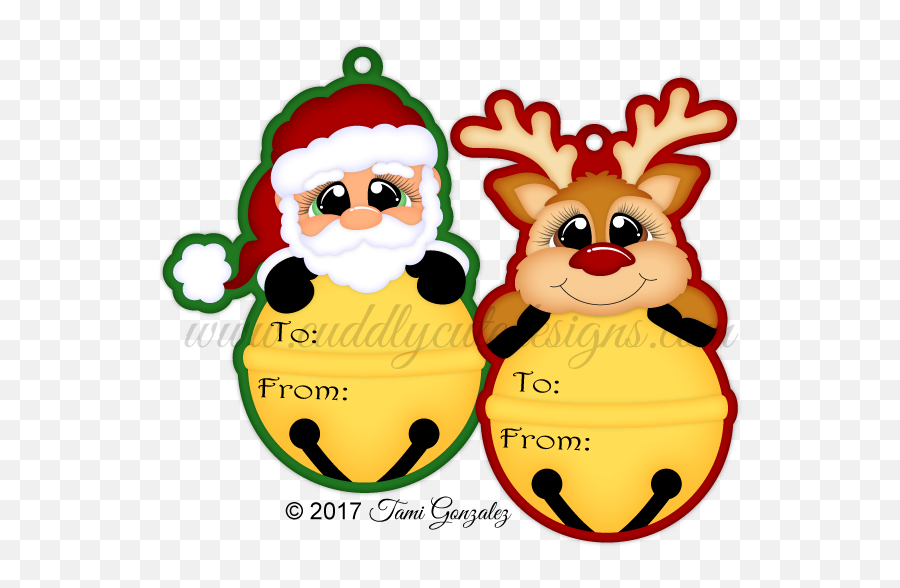 Jingle Bell Tags 1 - Cartoon Png,Jingle Bell Png