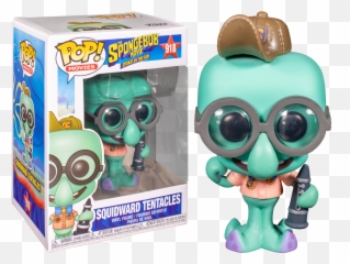 The Spongebob Movie - Squidward in Scout Uniform Pop Vinyl Figure Spongebob png