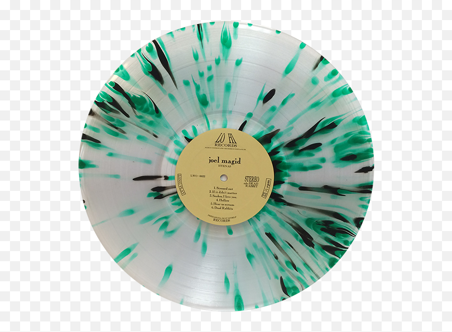 Splatter Vinyl Package - Black Green Splatter Vinyl Png,Vinyl Png