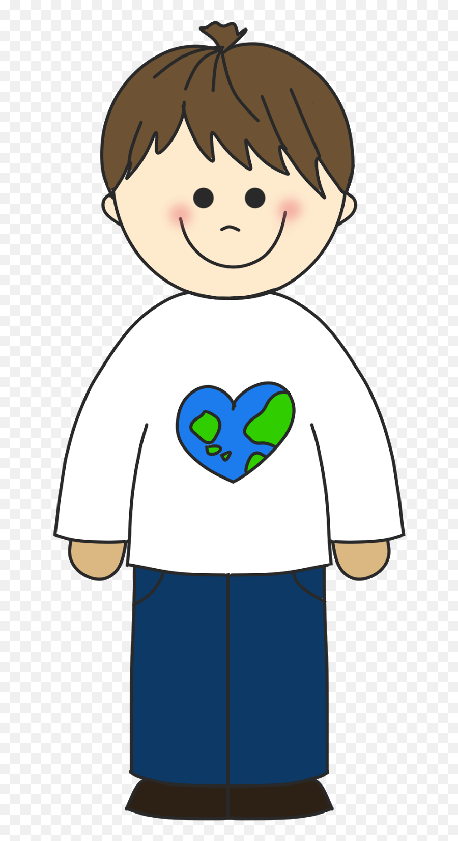 Boy Full Body Cartoon Clipart Image 11281 - Free Clip Art Boy Png,Cartoon Boy Png