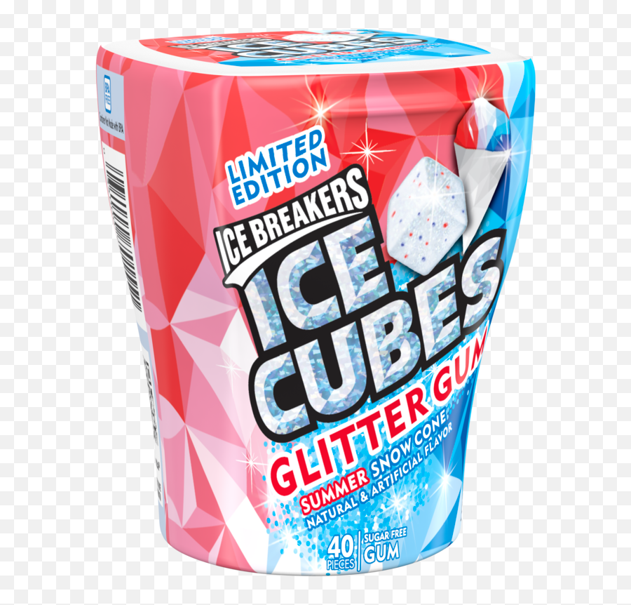Ice Breakers Cubes Glitter Summer Snow Cone Gum 324 Png