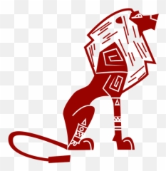 Lion King Tail Mane Pattern Detailed Silhouette - Sporty png